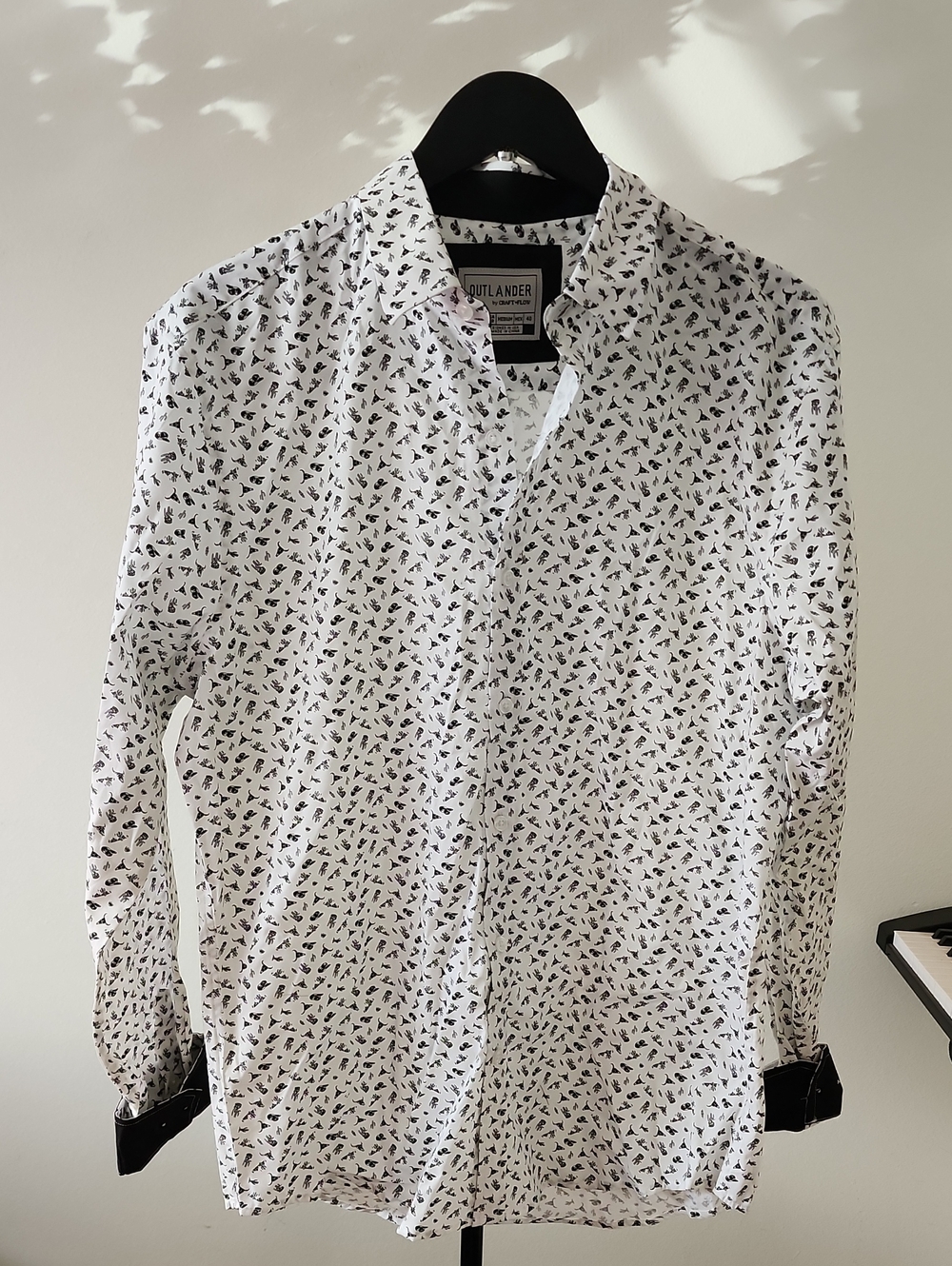 Outlander Craft + Flow Western Micro Print Shirt Men’s M
